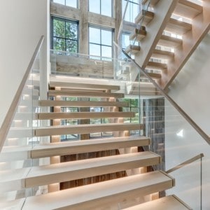 What are Glass Floating Stairs